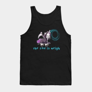 Grim Reaper Unicorn "The End is Neigh" Tank Top